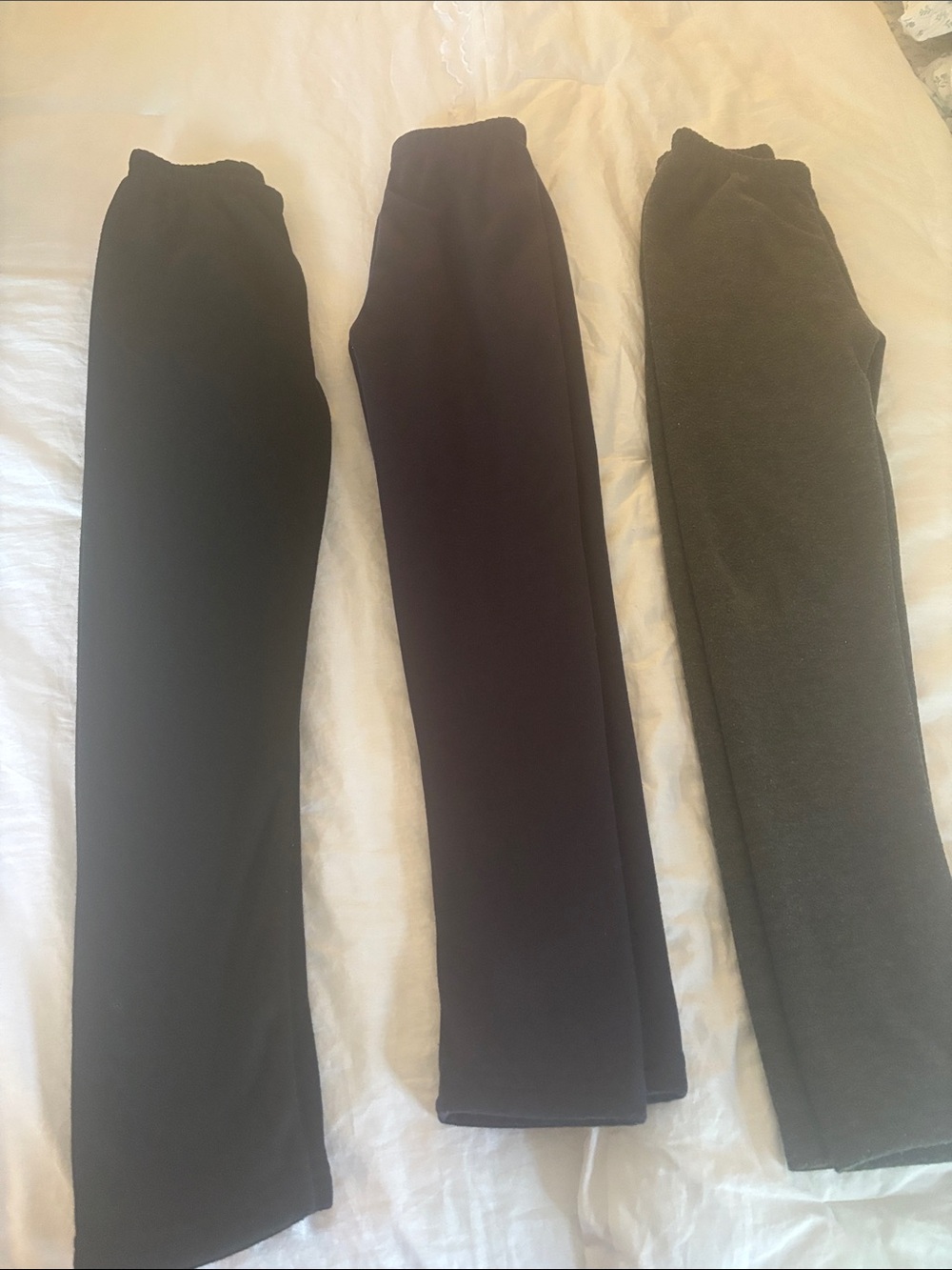 Kids Elastic-Waist Pull-On Pants - Black, Charcoal & Dark Gray